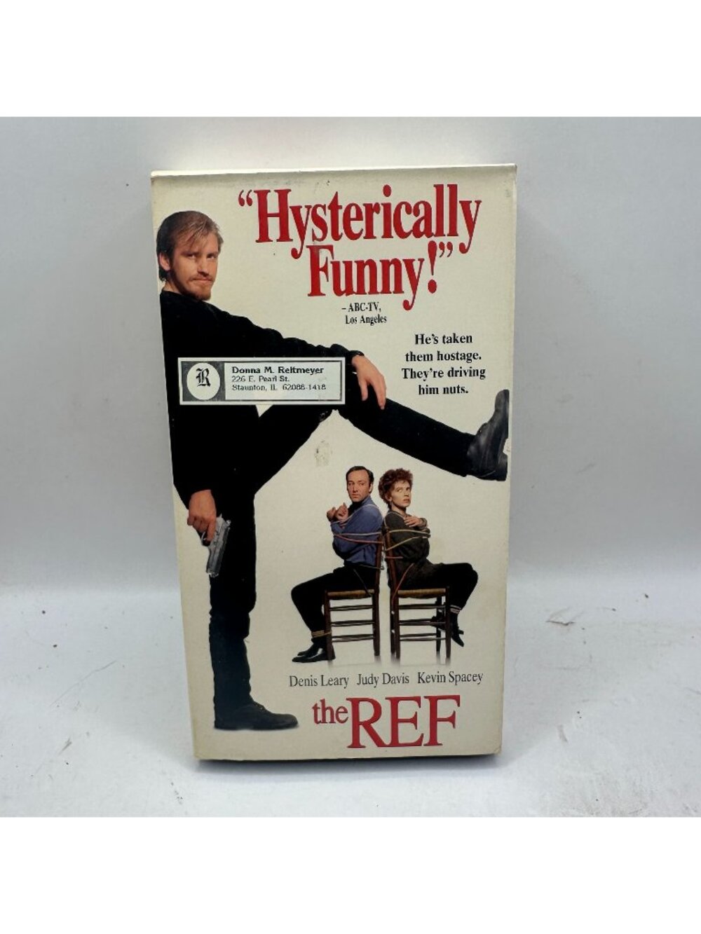 The Ref (1994) VHS Comedy Film Denis Leary Kevin Spacey Touchstone R-Rated Good
